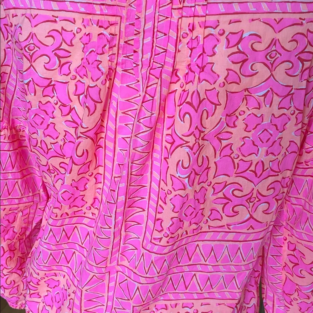 NWOT tortolo scarf print vineyard vines top - Picture 7 of 12